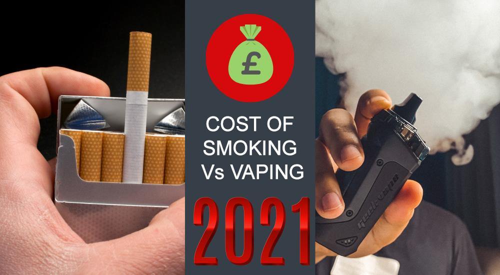 Comparing the Costs of Vaping Versus Smoking in UK 2021 - V8PR.uk
