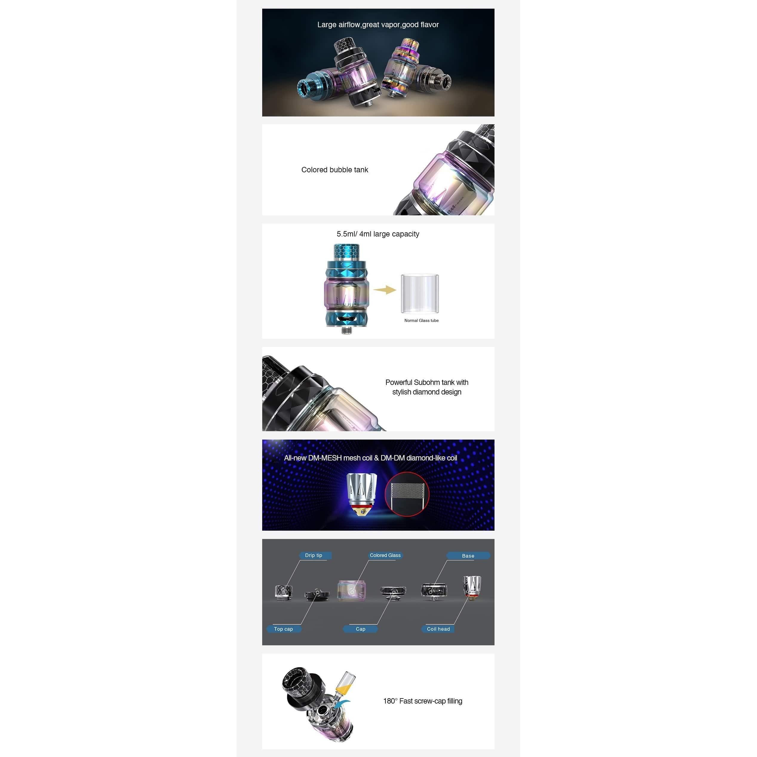 iJOY Diamond Sub-Ohm Tank - V8PR.uk