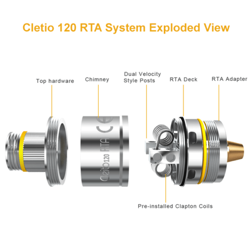 Aspire Cleito 120 RTA Coil Kit - V8PR.uk