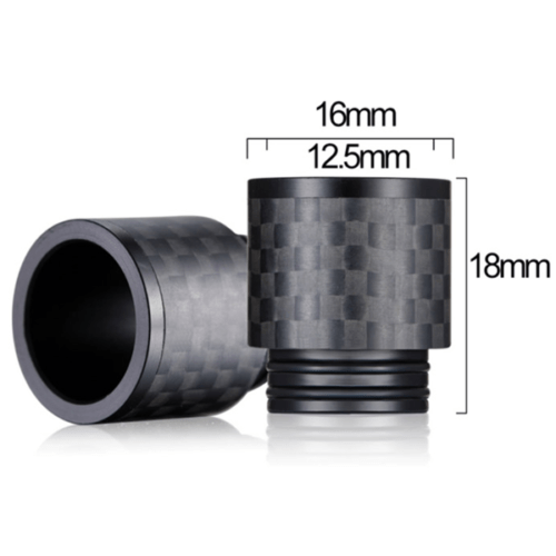 VapEASY Carbon Fibre 810 Drip-Tip - V8PR.uk