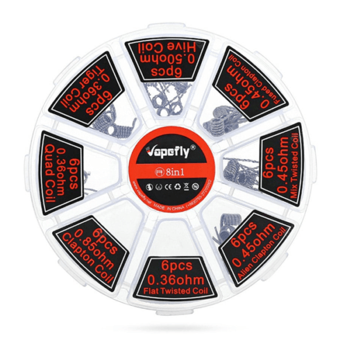 VapeFly 8-in-1 Pre-Wound Coil Collection - V8PR.uk