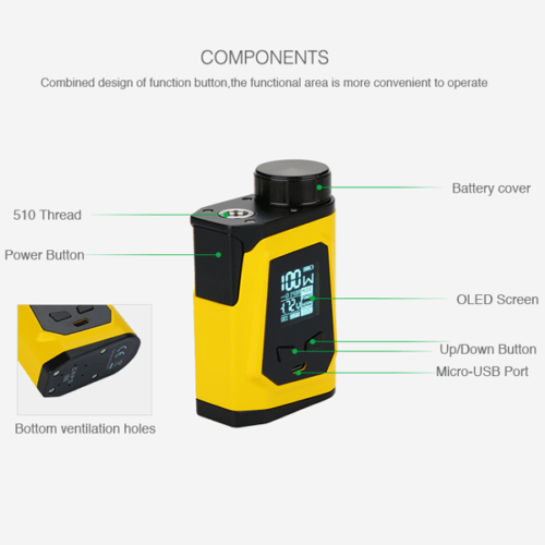 iJOY CAPO 100 VW/TC Box MOD - V8PR.uk