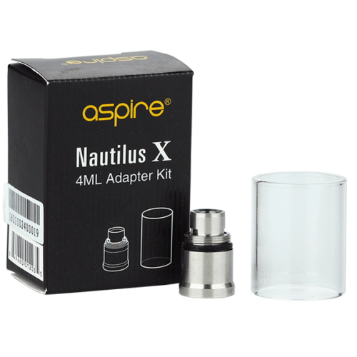 Aspire Nautilus X Extended Glass + Adaptor Kit - V8PR.uk