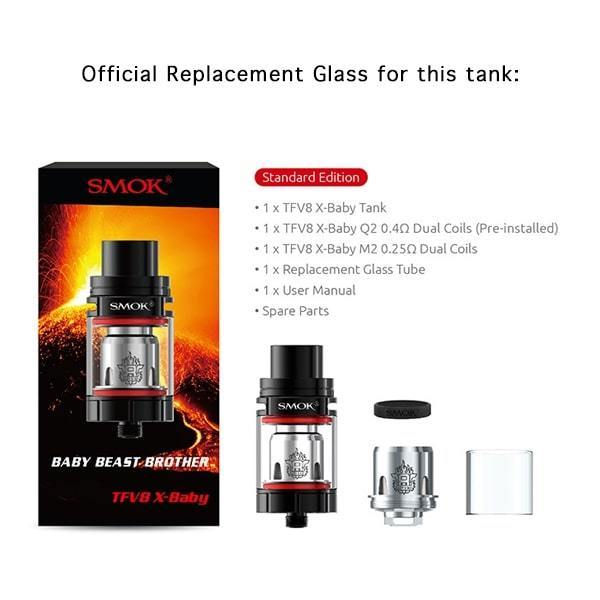 SMOK Stick X8 Replacement Glass - Standard Version - V8PR.uk