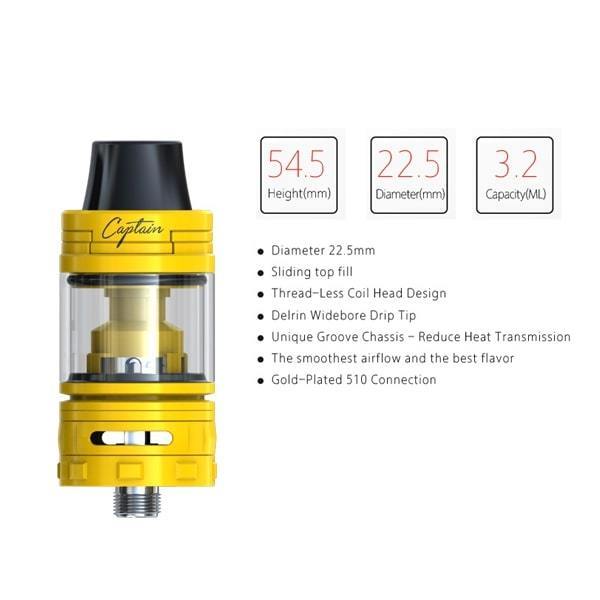 iJOY Captain Mini Sub-Ohm Tank - V8PR.uk