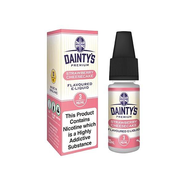 Dainty's Strawberry Cheesecake TPD eJuice - 10ml - V8PR.uk