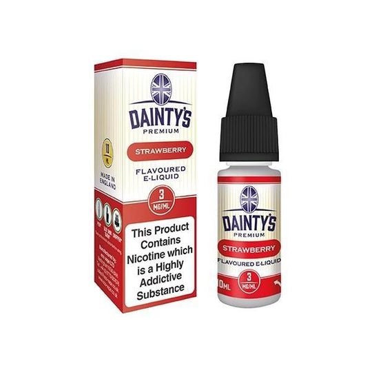 Dainty's Strawberry TPD eJuice - 10ml - V8PR.uk