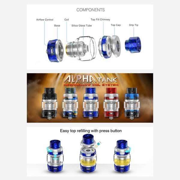 GeekVape ALPHA Sub-Ohm Tank - Resin Edition - V8PR.uk