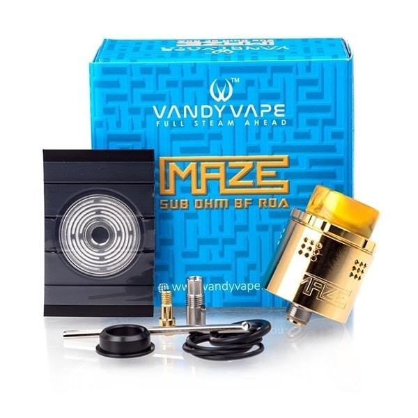 VandyVape MAZE Sub-Ohm BF RDA / Squonk Tank - V8PR.uk