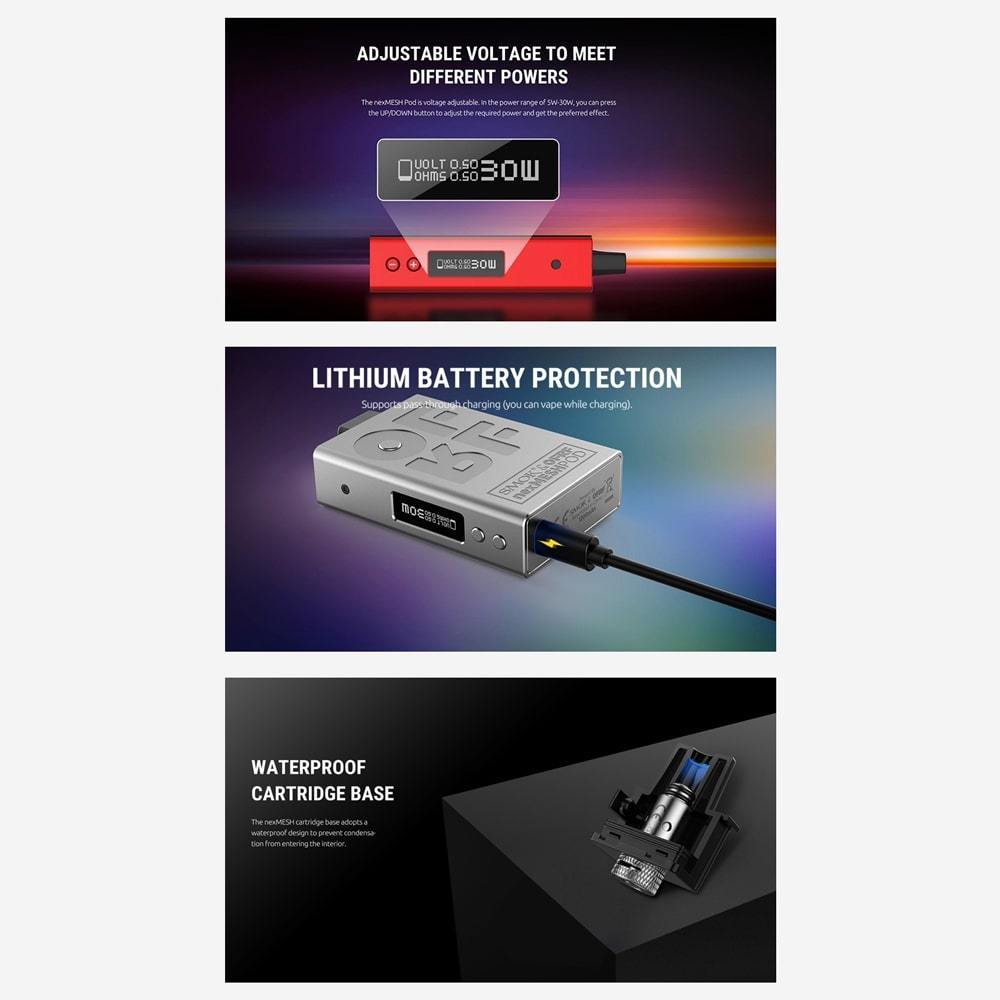 SMOK x OFRF NexMESH POD 30W Kit - V8PR.uk