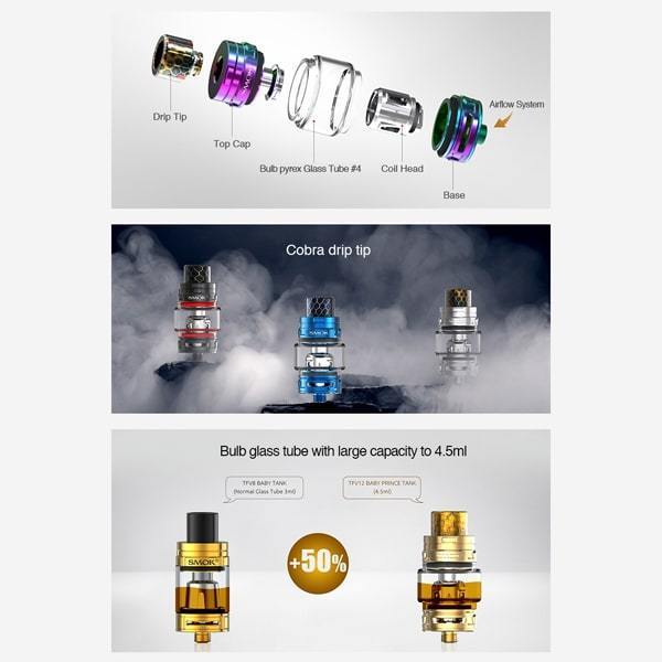 SMOK TFV12 Baby Prince Sub-Ohm Tank - V8PR.uk