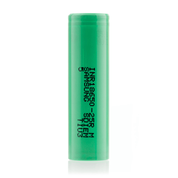 Samsung 25R 2500mAh 20A 18650 Battery Cell - V8PR.uk