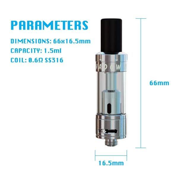 TeslaCigs Shadow Mini Tank - V8PR.uk