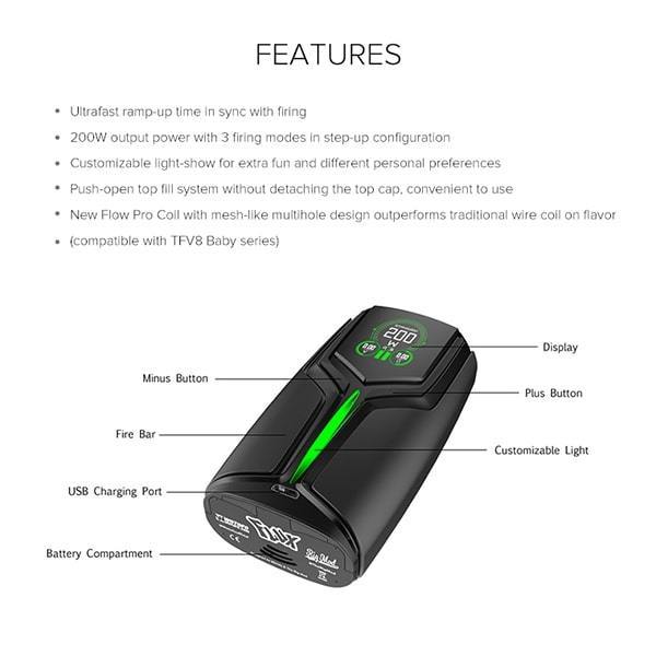 WOTOFO x RigMOD FLUX 200W Kit - V8PR.uk