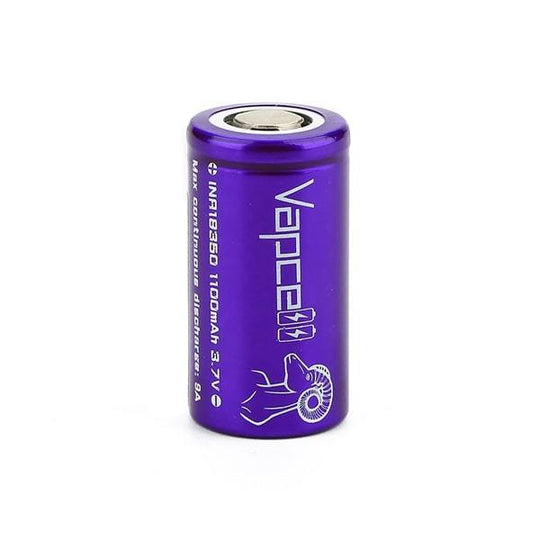 Vapcell INR 1100mAh 9A 18350 Battery Cell - V8PR.uk
