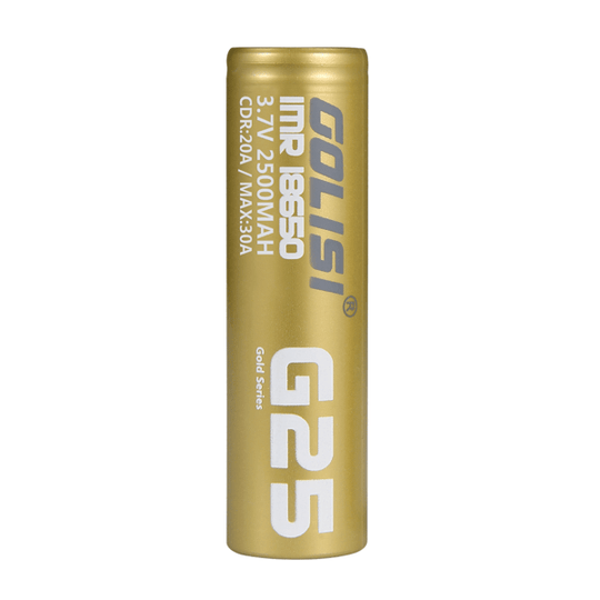 GOLISI G25 2500mAh 30A 18650 Battery Cell - V8PR.uk