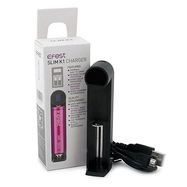 Efest Slim K1 Intelligent USB Battery Charger - V8PR.uk