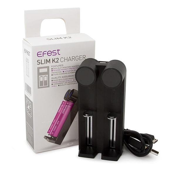 Efest Slim K2 Intelligent USB Battery Charger - V8PR.uk