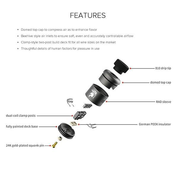 WOTOFO Warrior RDA - V8PR.uk